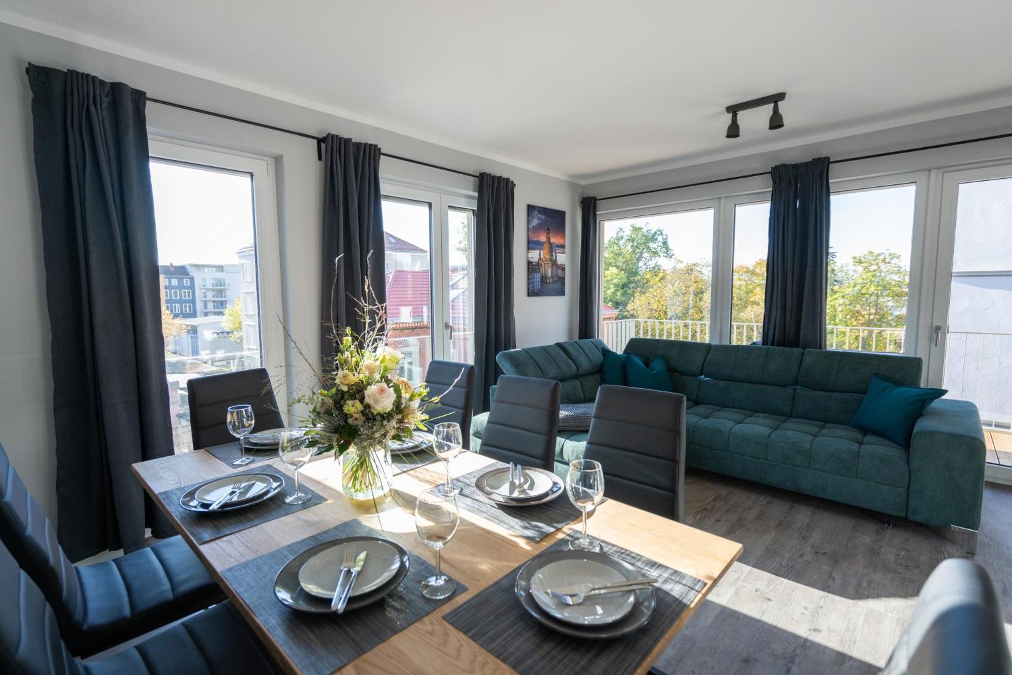 Supreme City Dream Mit Terrasse Und Parkplatz - 110M² Dresde Exterior foto